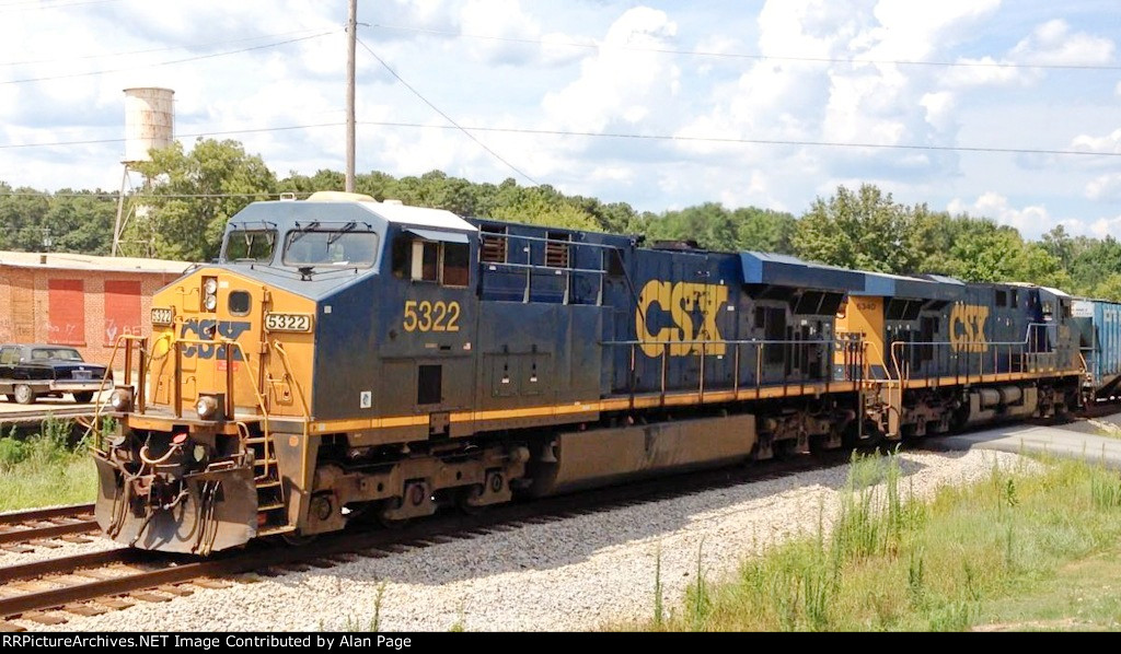 CSX 5322 and 5340 cross Sims St.